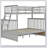 Twin Over Full Bunk Bed With Storage Drawers, Wooden Bunk Bed With Ladder And Safety Guard Rails-2144593541