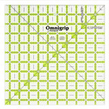 Omnigrip 10-1/2" x 10-1/2" Non-Slip Square Quilting Ruler