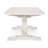 Caleb 94" Dining Table Distressed Ivory-334108850-334108845