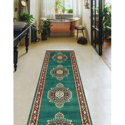 Pak-Persian Ed Green Runner