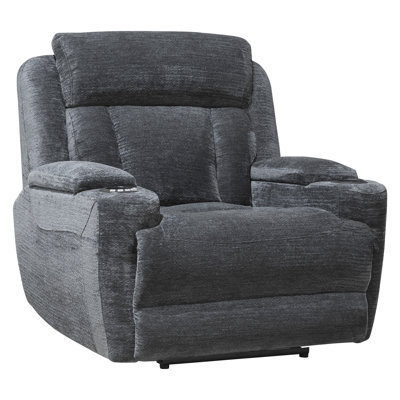 Julio 42" Wide Power Recliner with Adjustable Headrest and Pillow Top Arms