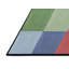 Tapis motif rose/vert/orange-860788786
