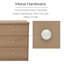 Ingrassia 6-Drawer Wide Chest of Drawers, 3 + 3 Bedroom Furniture Storage-1801397317