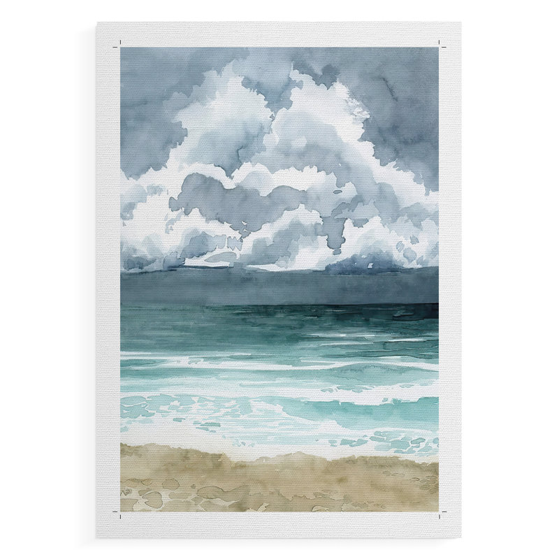 South Beach Storm II - Impression sur toile seulement - SANS CADRE, H 18 po x l 12 po