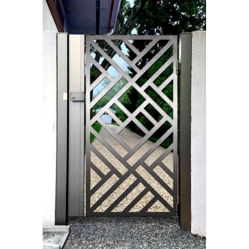 BLACK Metal Gate, 72" H x 120" W