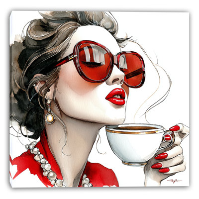 Art mural sur toile Ruby Reflections