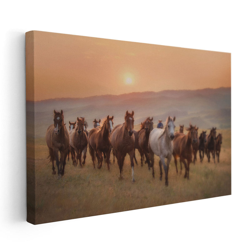 Morning Jingle - reproduction d'art sur toile, H 16 po x l 24 po