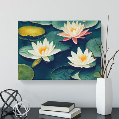 Sacred Water Lily - Wrapped Canvas
