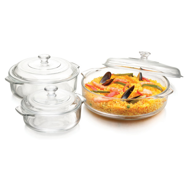Nutriups Glass Baking Dish Round NUTRIUPS Small Glass Casserole