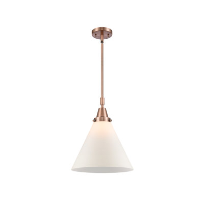 Luminaire suspendu conique 1 lumière Ashwath