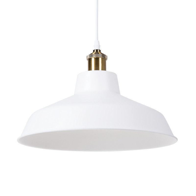 Abigail 1 - Light Dome Pendant, White