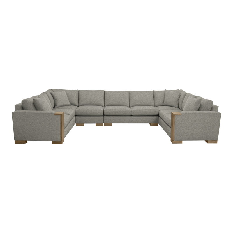 Michael Weiss 4-Piece Abingdon Sectional, Tuck Graphite, Navajo