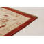 Tapis 8 pi 0 po x 8 pi 2 po main-noué la chobi en laine de cuivre foncé