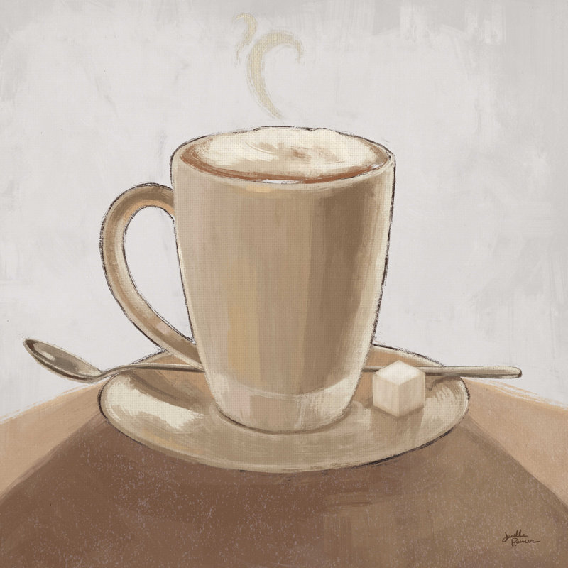 Cambri Coffee And Co IV, reproduction d'art sur toile neutre, H 12 po x l 12 po