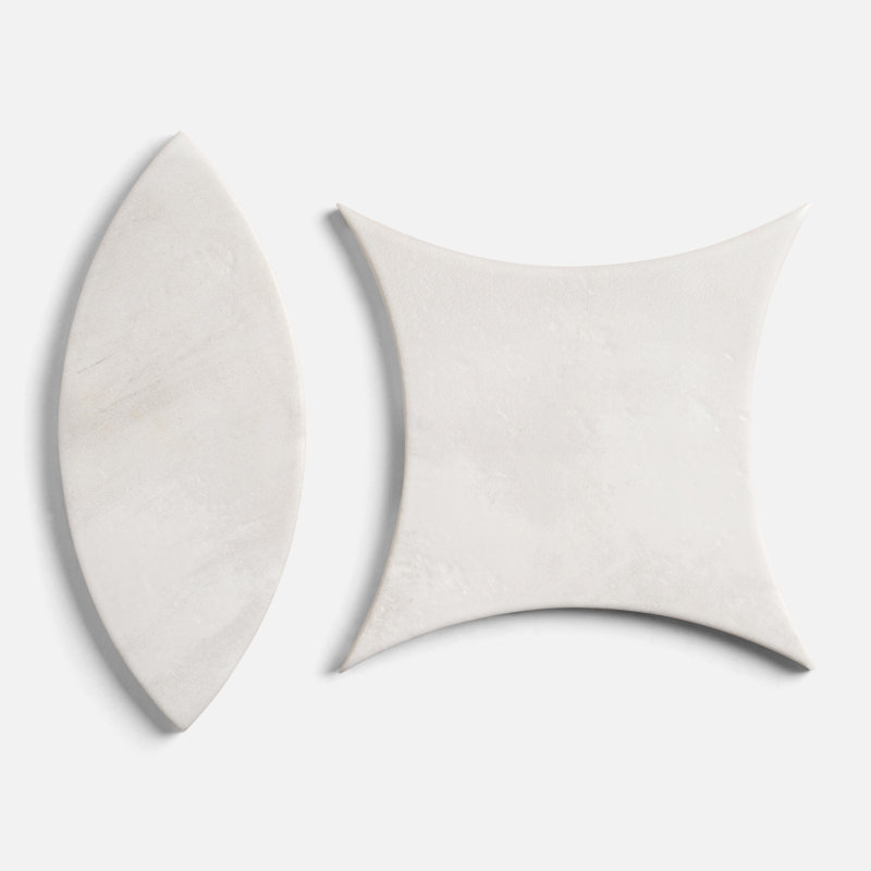 Carreau de porcelaine mate pour plancher et mur 3,10 po x 7,87 po Varen (caisse de 10,57 pieds carrés / caisse), White