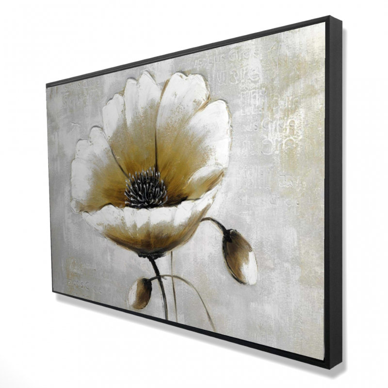 " Modern Beige Flower "