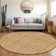 Premium Machine Washable Prisco Peach Rug