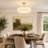Aurelia 6-Light 24" Fabric Drum Semi Flush Mount Ceiling Light