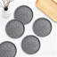 Sous-verres en silicone de qualité supérieure avec support, paquet de 6 tapis anti-dérapants pour boissons chaudes et froides, plateau profond épaissi pour une protection maximale contre les déversements sur toutes les surfaces de table-336698580
