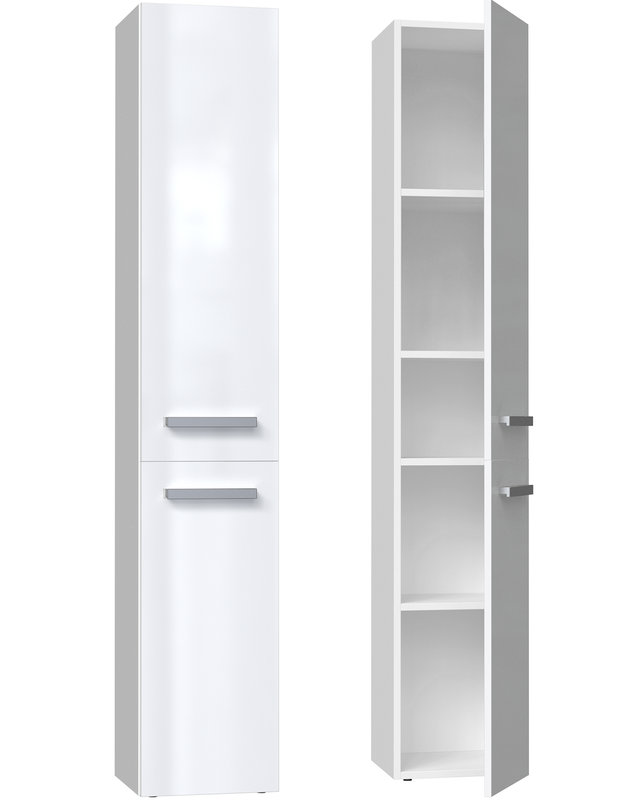 Galyean 1 - Door Accent Cabinet, Gloss White