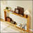 70.1 Inch Corrugated Texture Storage Table For Narrow Spaces, Durable And Versatile Console Sofa Table-320950418