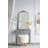 66" X 36" Full Length Mirror, Arched Mirror Hanging Or Leaning Against Wall, Large Gold Mirror For Living Room