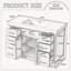 Freestanding Bathroom Vanity with SMC Sink, MDF Cabinet, 2 Doors, 2 Divided Drawers, 4 Storage Drawers, Soft-Close, Adjustable Shelf