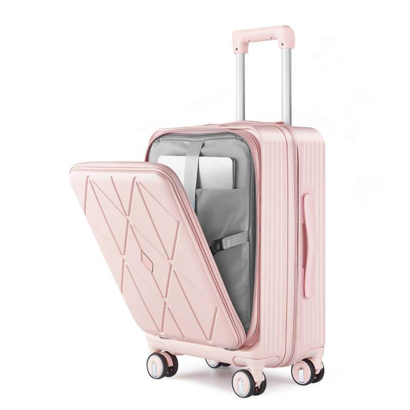 Ensembles de bagages 3 pièces (20/24/28), bagages de cabine extensibles avec verrou TSA approuvé par la compagnie aérienne, coque rigide 100% PC et valise légère avec poche avant et roues pivotantes