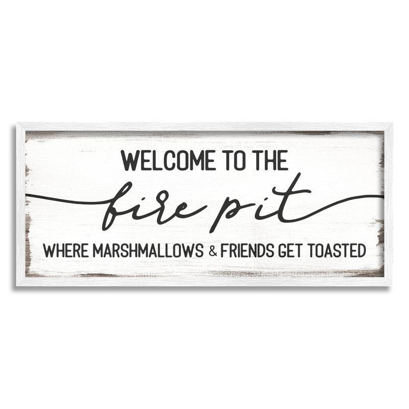Welcome Welcome, H 13 po x l 30 po x P 1,5 po, Giclée encadrée blanc bord de mer