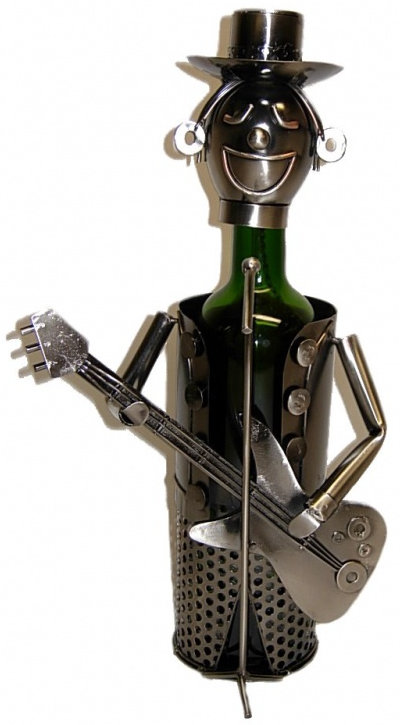 Fraser Tabletop Wine Bottle Rack in Silver