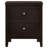 Garrett Cappuccino 2-Drawer Rectangular Nightstand