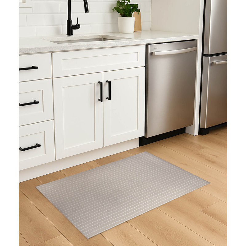 Tapis de cuisine antidérapant Smooth Lay, Rectangle 5 pi x 7 pi, Taupe