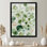 «Watercolor Greenery», reproduction d'art sur toile, art mural botanique vert