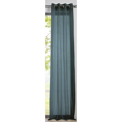 Uni Eyelet Sheer Thermal Curtain