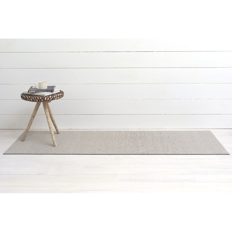 Chilewich Easy Care Heathered Shag Doormat, Gray, 0.27" H x 24" W x 36" D