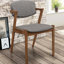 2 chaises de salle à manger de style Mid-Century moderne - tissu, de 2, et tissu