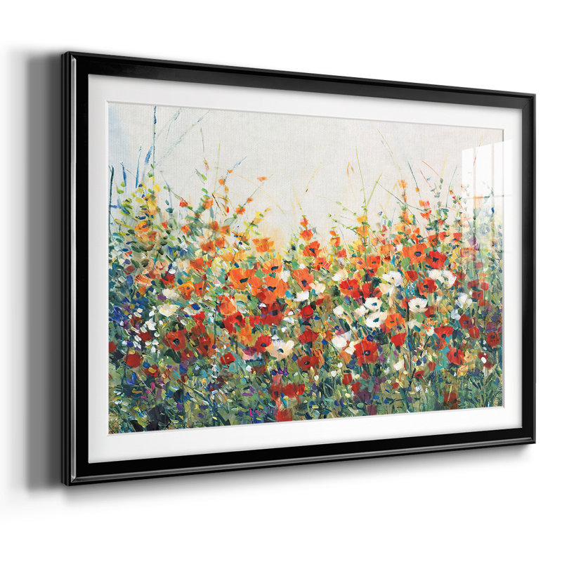 «Garden in Bloom I», reproduction d'art encadrée, Noir, H 19 po x l 27 po x P 1,5 po