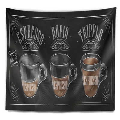 Tapisserie espresso kraf noire