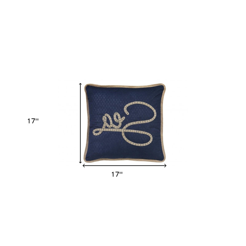 Housse et insert de coussin carré en mélange de coton 