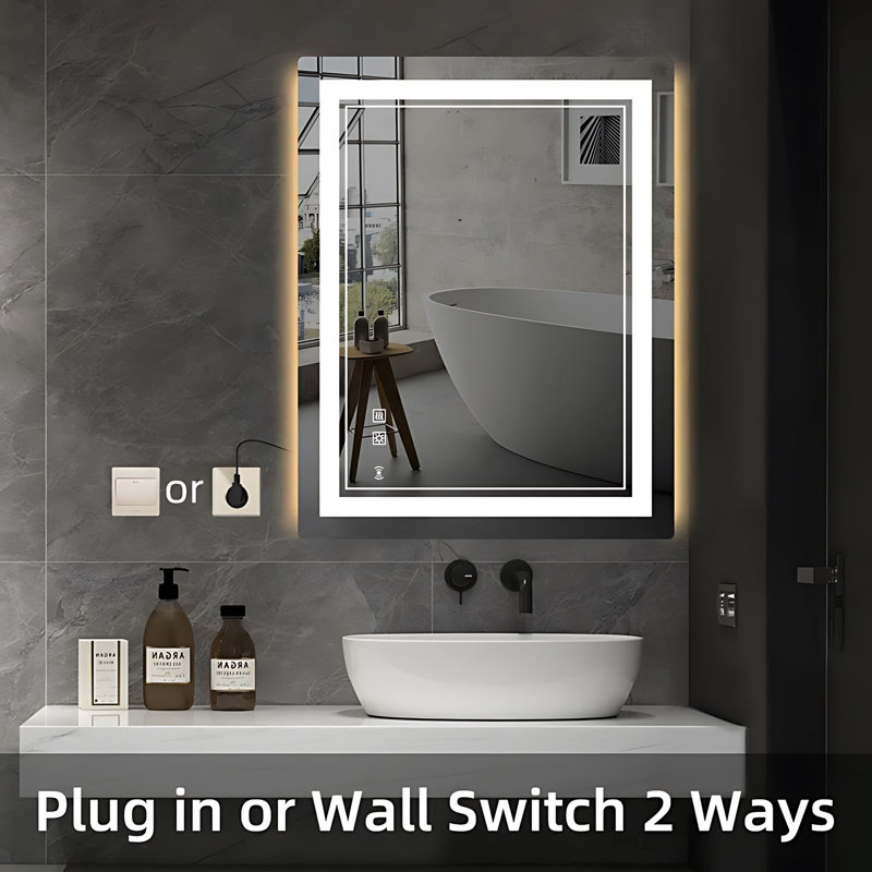 Flat LED Wall Mirror