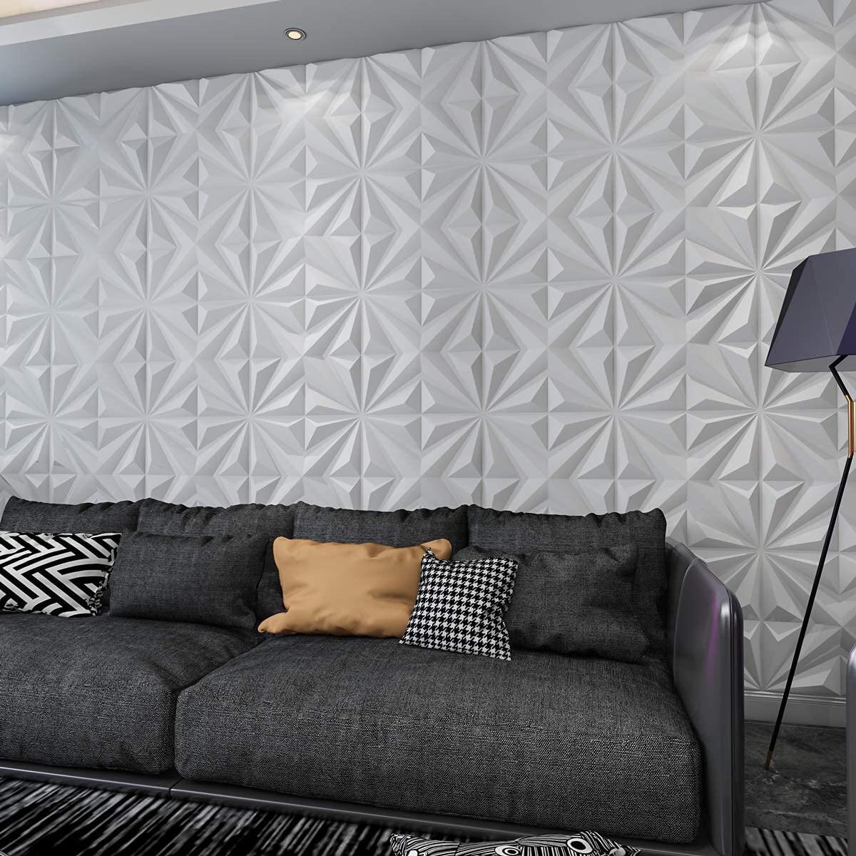 HomecraftLA LV III 23.6 x 23.6 3D Wall Panel