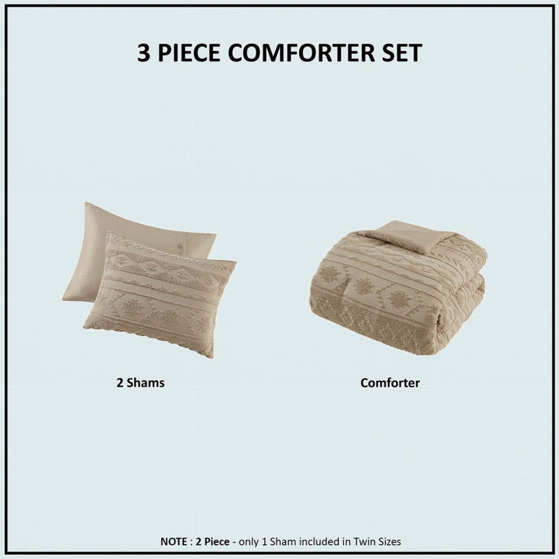 Ensemble d'édredon surdimensionné en chenille 2 pièces, Édredon simple TG / simple + 1 pièce supplément