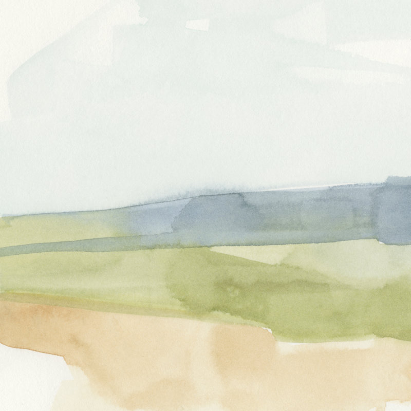 Pastel Slopes I by Emma Caroline - Wrapped Canvas Painting, 30cm H x 30cm W x 3.8cm D