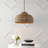 Aaroosh 1 - Light Brown/Brass Gold Pendant