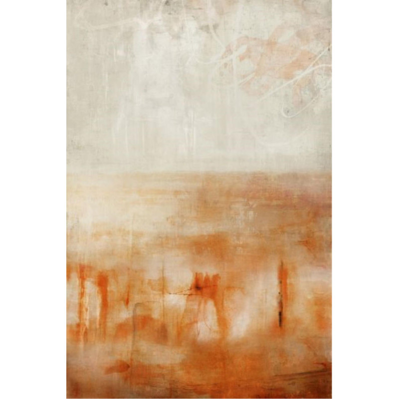 «Silent Passion» par Elle Youngstrom - peinture sur toile tendue, Couche de verre, H 60 po x l 40 po x P 1,5 po