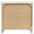 Dulcey White High Gloss 2-Drawer Nightstand