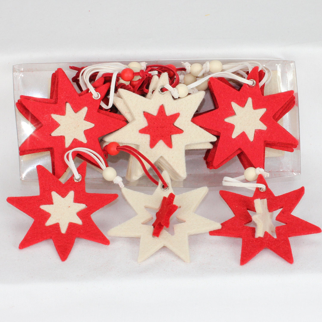 Inside/Out Star Holiday Shaped Ornament (Set of 36) The Holiday Aisle®