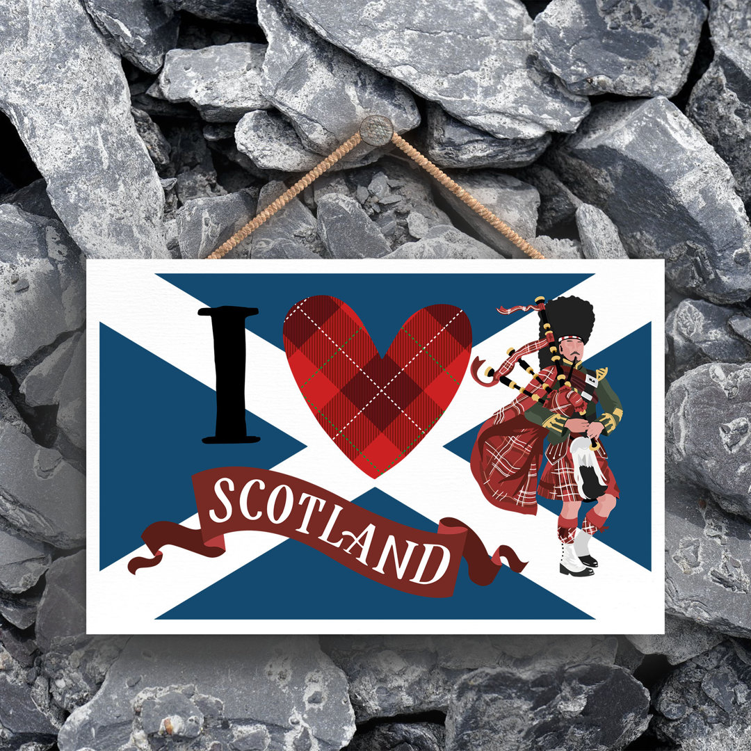I Love Scotland Wall Décor