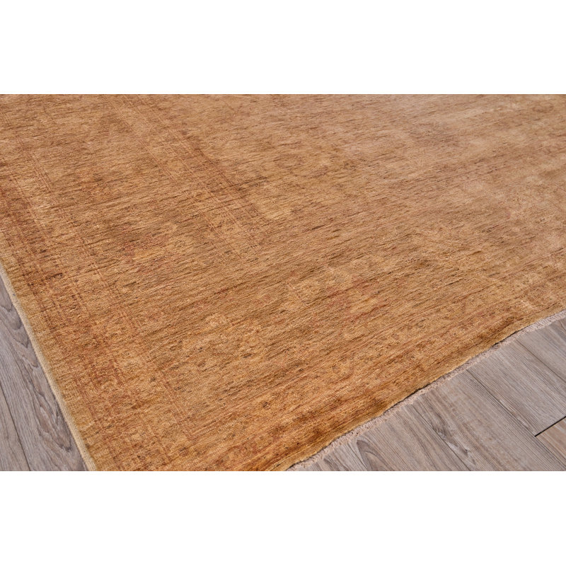 Hand-Knotted Ziegler 11'9" x 17' Wool Area Rug