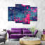 «Blue Magenta Abstract», reproduction d'art sur toile-1332096333